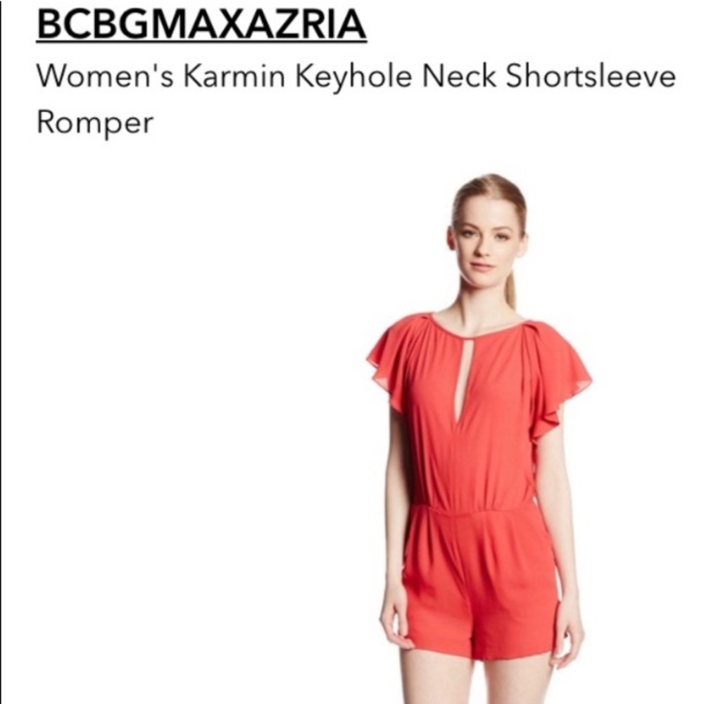 BCBG Karmin Keyhole Romper